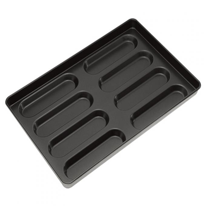 RK Bakeware China Foodservice NSF 600X400 と フルサイズ ノンスティック ホットドッグ バン トレイ 0