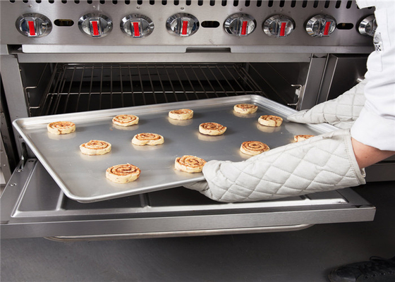 RK Bakeware China Foodservice NSF フルサイズ アルミニウム ノンスティック 焼き皿 / アルミニウムシート パン 縁のワイヤー, 13 X 18