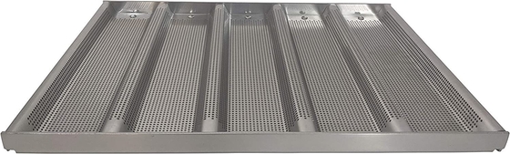 RK Bakeware 中国 食品サービス NSF 商業用ベーキングウェア 5 Count 3 インチ サブサンドイッチロールパンベーキングトレイ