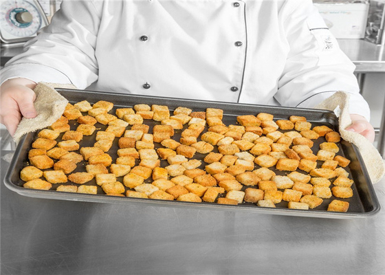 RK Bakeware China Foodservice NSF 18寸アルミニウムパンシートパン 18'x13' 1/2サイズ ピザパンテリー