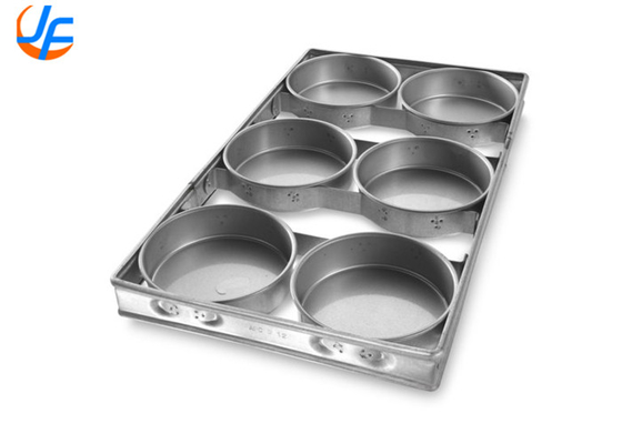 RK Bakeware 中国 食品サービス シカゴ メタリック シリコーン グラス 丸い角 ケーキ/チーズケーキ 焼き皿 ノンスティック