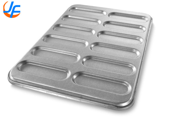 RK Bakeware China Foodservice 22100 ガラスのニューイングランド アルミ化鋼ホットドッグパンパン トレイ