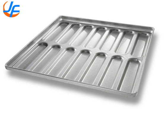 RK Bakeware China Foodservice 22100 ガラスのニューイングランド アルミ化鋼ホットドッグパンパン トレイ