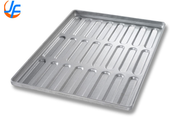 RK Bakeware 中国 食品サービス 42465 商業 32 模具 グラス アルミニ化 鋼 クラスタ ホットドッグ パン