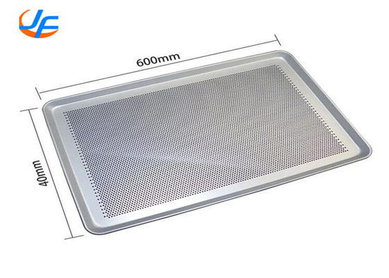 RK Bakeware China-601828 フルサイズ 16 メートル 18 &quot;x 26&quot; リム アルミ 穿孔パン / シートパン