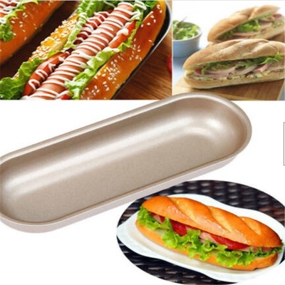 RK Bakeware China Foodservice NSF 600X400 と フルサイズ ノンスティック ホットドッグ バン トレイ