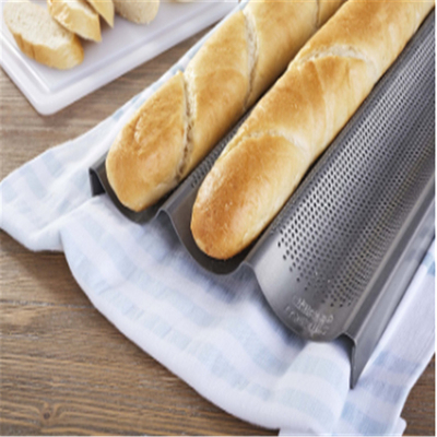RK Bakeware 中国 食品サービス NSF フルサイズ 16 メートル 5 列 ノンスティック アルミ バゲット パンパン トレイ