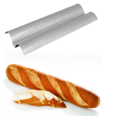 RK Bakeware 中国 食品サービス NSF 孔付き3スロット型 バゲット 焼き皿 フランスパンパン