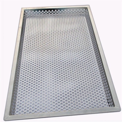 RK Bakeware China Foodservice NSF カスタム 4 サイド 穿孔式 304 ステンレス スチール ドライ トレイ