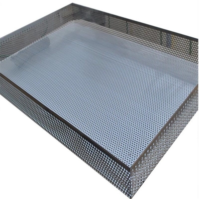 RK Bakeware China Foodservice NSF カスタム 4 サイド 穿孔式 304 ステンレス スチール ドライ トレイ