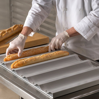 RK Bakeware 中国 食品サービス NSF 5 パン グラス アルミ バゲット パン トレイ フランス パン パン