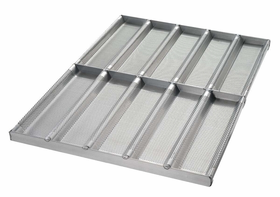 RK Bakeware 中国 食品サービス NSF 商業用ベーキングウェア 5 Count 3 インチ サブサンドイッチロールパンベーキングトレイ