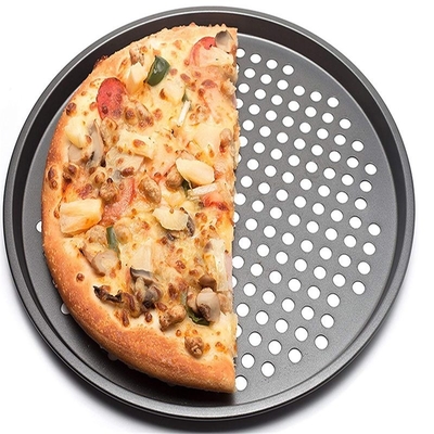 Rk Bakeware 中国 メーカー-リム付のアンスティック アルミピザディスク