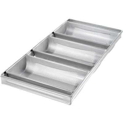 Rk Bakeware China-Foodservice 44405 グラス 3 ストラップ アルミ化 鉄炉 パンパン