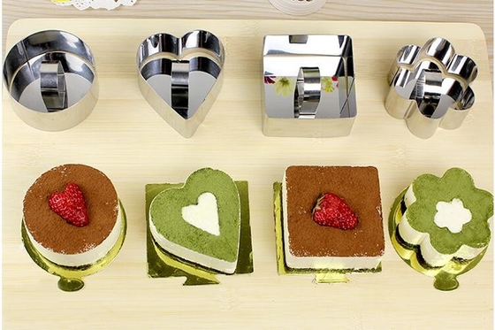 RK Bakeware 中国 食品サービス NSF デザート 丸いステンレス ケーキリング 銀色