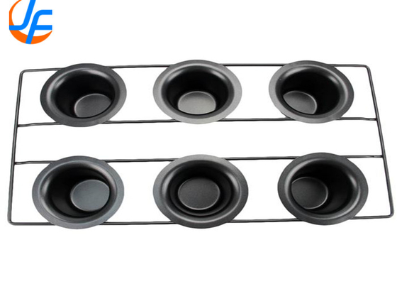 RK Bakeware 中国 食品サービス NSF 6 カップ ステンレス スチール ノンスティック ポップオーバー パン