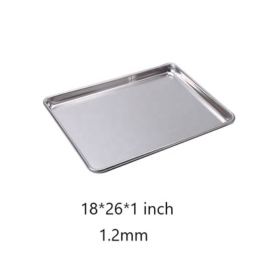 26×18インチ 1.2mm アルミニウム合金焼物鍋 アルミニウム合金焼物皿 アルミニウムオーブントレイ オーブントレイ