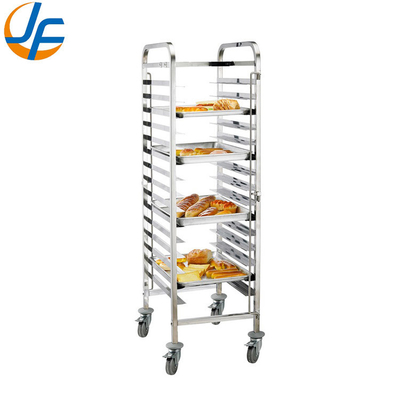 RK Bakeware 中国 食品サービス NSF ロール イン ステンレス スチール フラットパック 焼き皿 トロッリー バン パン ラック